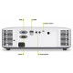 Casio XJ-V10X LED DLP Projector XGA 3300 ANSI