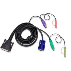 Aten 2L-1701P PS/2 KVM Cable | 1.8m
